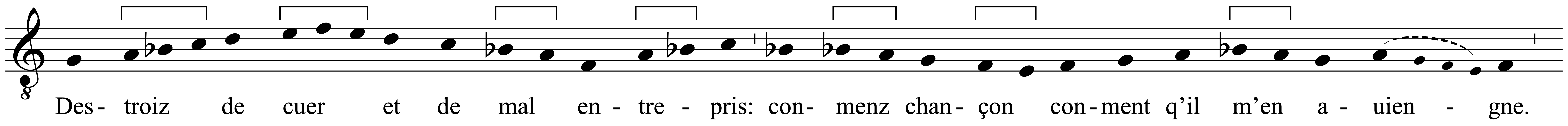 Work musical notation